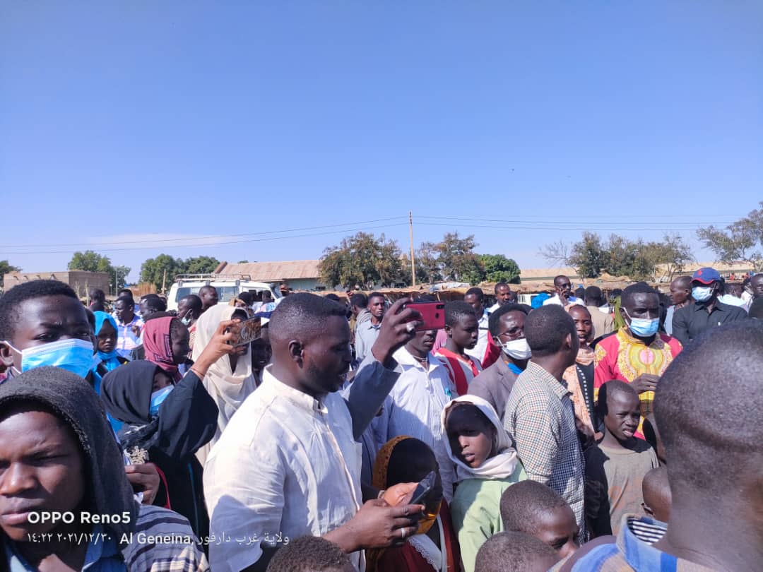 Photos show Dec30March in Gineina, West Darfur State - part of the latest wave of nationwide mass demonstrations against SudanCoup and military rule