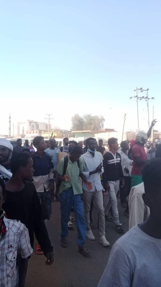 Protests have started in Umbadda, Omdurman