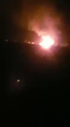 Following the previous tweet, here is a video showing the attack on Adekong village, which lies west of the city of Gineina in West Darfur.  The village was set on fire last night, leaving 2 killed and tens injured, and displacing the remaining residents