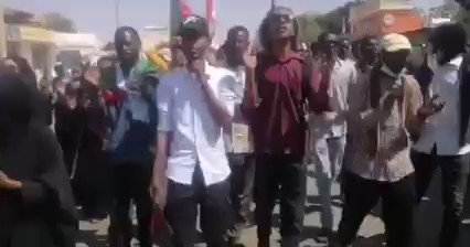 Protests are beginning in ElObeid, North Kordofan State, part of today's nationwide demonstrations against military rule.