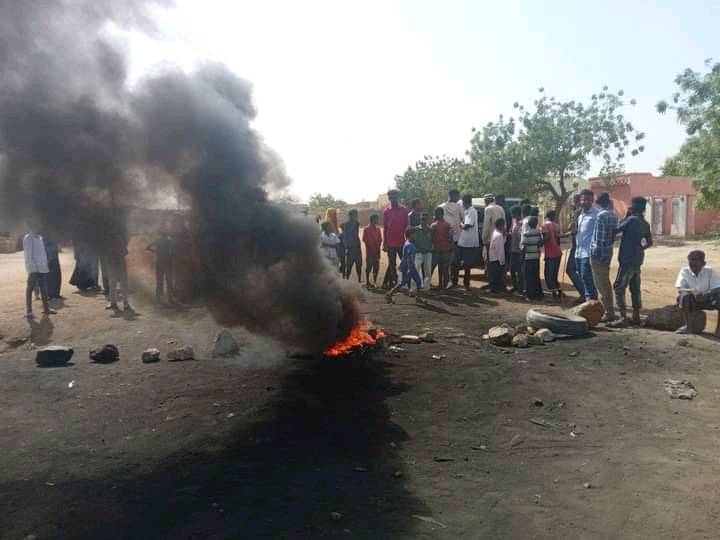 Demonstrations in Kosti, White Nile State earlier today against SudanCoup