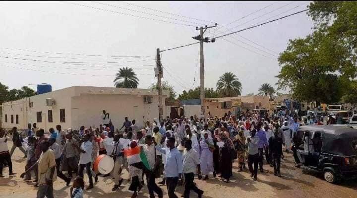 Kadugli, the capital of South Kordofan. Protests against SudanCoup 