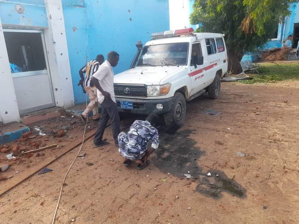 Yesterday, RSF militia targeted the police HQ in El Fashir using drones and artillery, destroying a number of offices and causing the injury of three employees nit targeted the police hospital as well and now it's out of service 