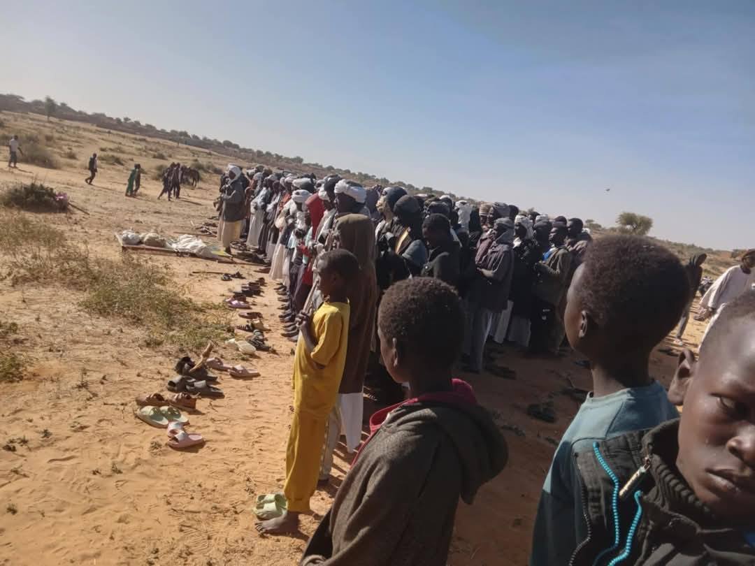 Yesterday evening. An air raid by warplanes on the Fata Borno camp for displaced persons in Kutum locality in North Darfur State resulted in the deaths of three sister women: - Tahani Omar Abkar - Mecca Omar Abkar - Madina Omar Abkar 