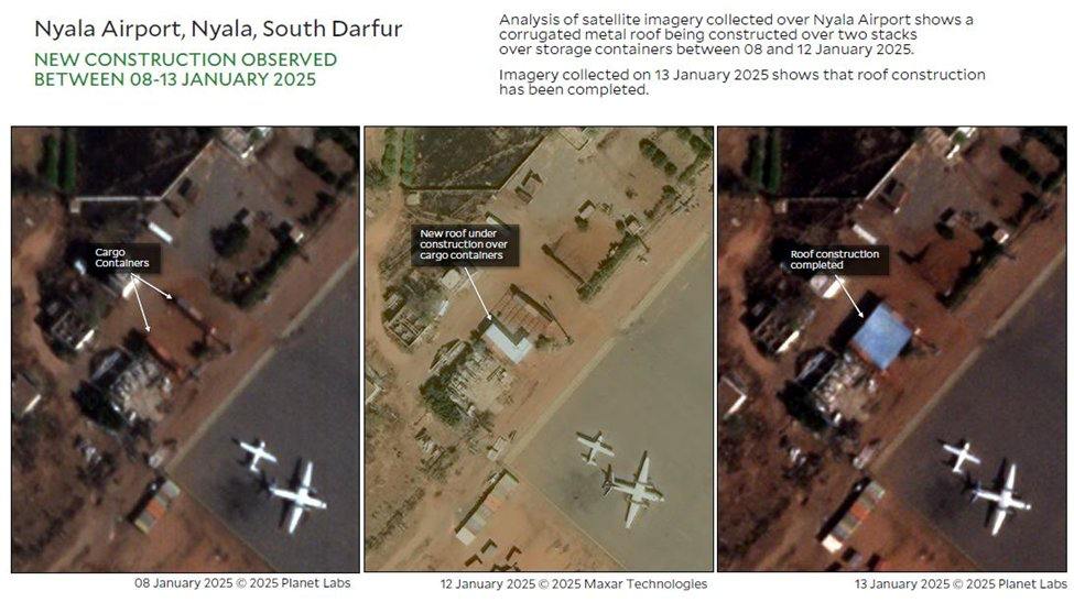 At least three Chinese FH-95 drones have been spotted at the RSF-controlled Nyala airport in South Darfur. The Chinese-made drones, known for their electronic warfare and airstrike capabilities, represent a major military upgrade for the RSF. The aircraft features